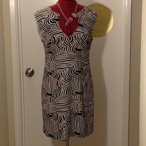 Trina Turk printed 100% cotton lined dress